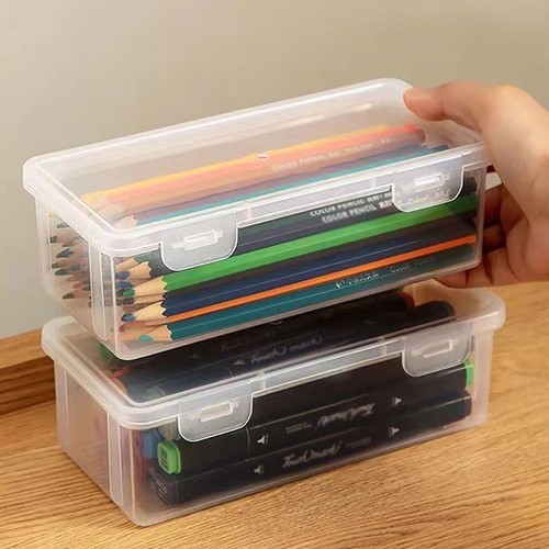 1pc white pencil case - 1pc,
